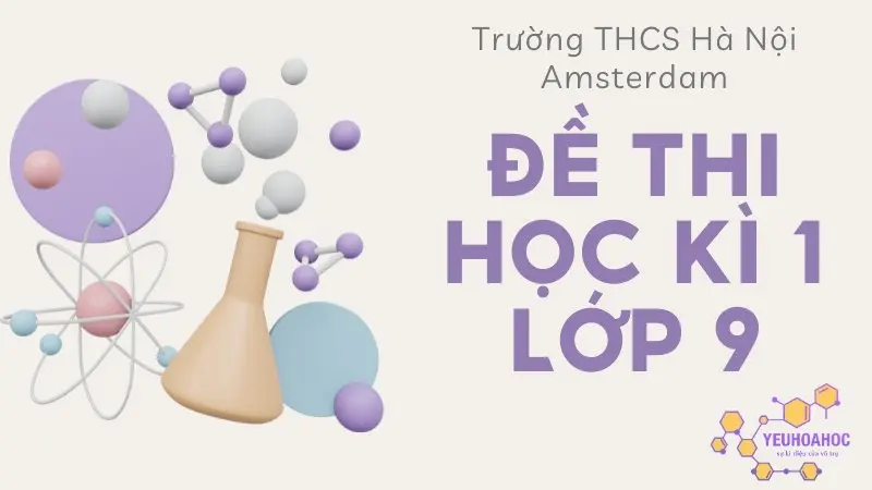 Đề thi học kỳ 1 lớp 9 môn Hóa học Trường THCS Hà Nội – Amsterdam