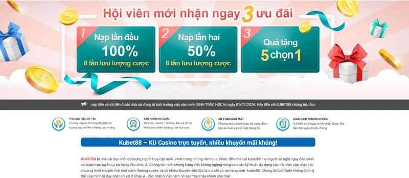 Những lưu ý quan trọng khi nạp tiền tại Kubet88