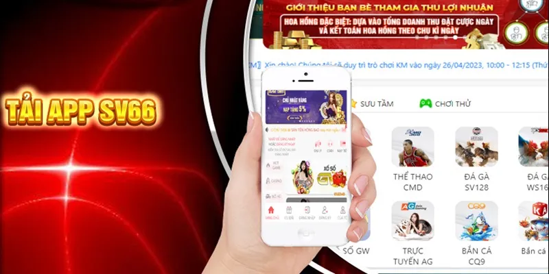 Giới thiệu về app di động của nhà cái sv66