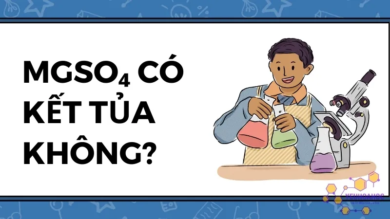 MgSO₄ có kết tủa không? Phân tích phản ứng hóa học 