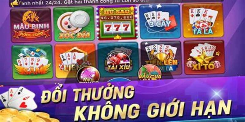 Tổng hợp loại hình nổi bật tại game bài đổi thưởng VB777 