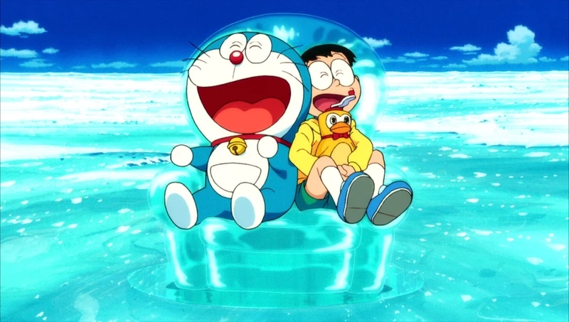 Cực kỳ ấn tượng với doraemon và nobita ngầu.