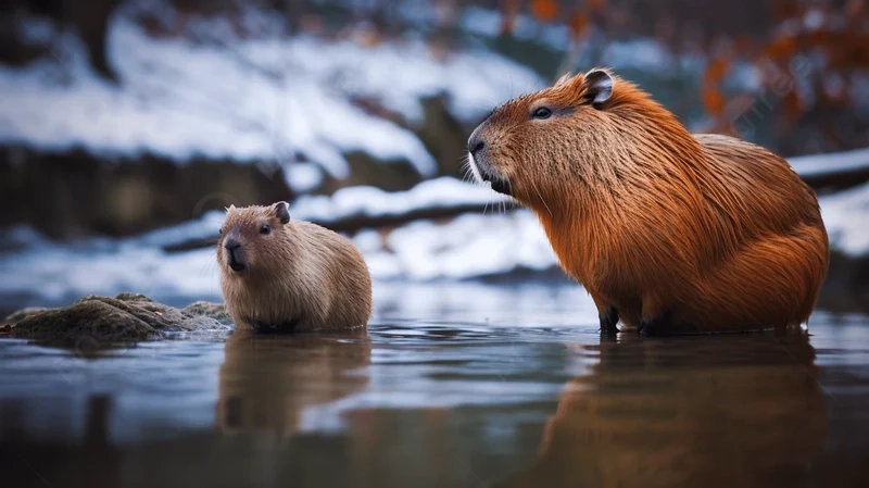 Trang trí ngay với hình nền máy tính đẹp cute capybara