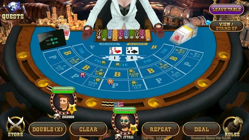  Hướng dẫn chơi Baccarat Manclub đơn giản cho người mới.