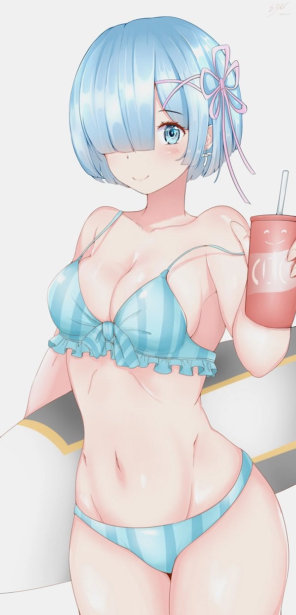 Ảnh anime gái xinh bikini toát lên vẻ đẹp gợi cảm táo bạo đầy sức hút