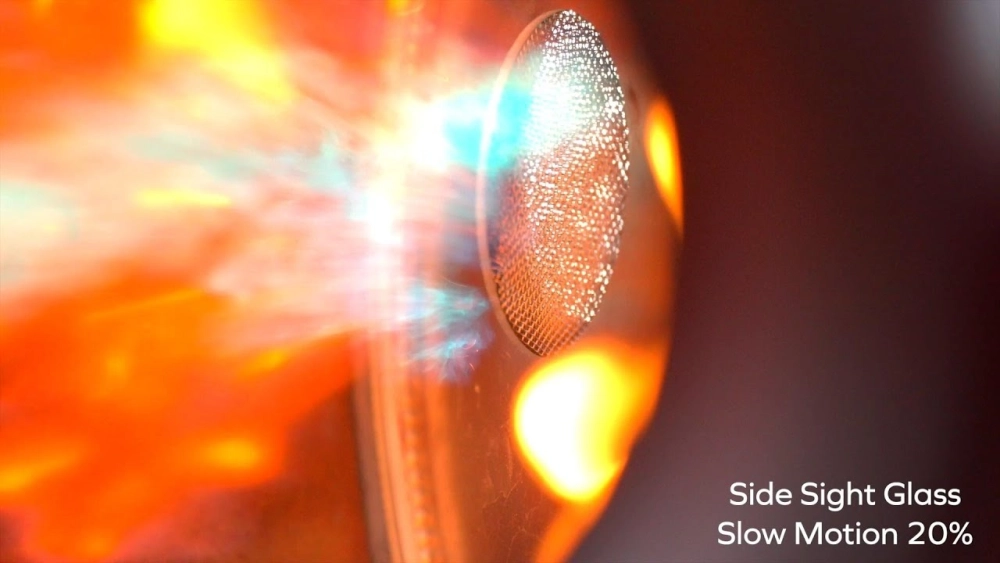 Màu ngọn lửa kim loại kali tím nhạt tinh tế