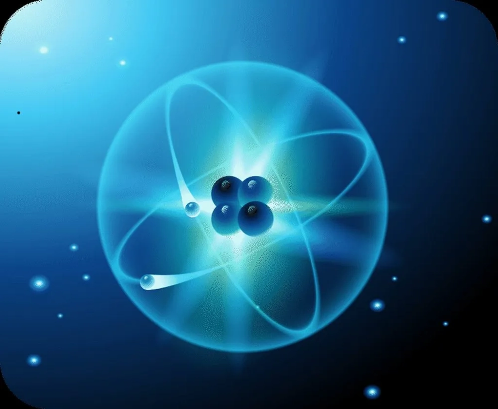 Hình vẽ cấu tạo nguyên tử Heli minh họa cơ bản