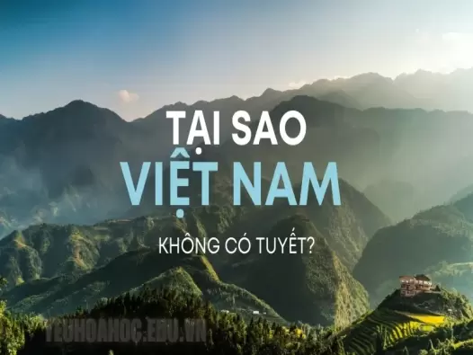 Tại sao Việt Nam không có tuyết? Giải thích hiện tượng tự nhiên