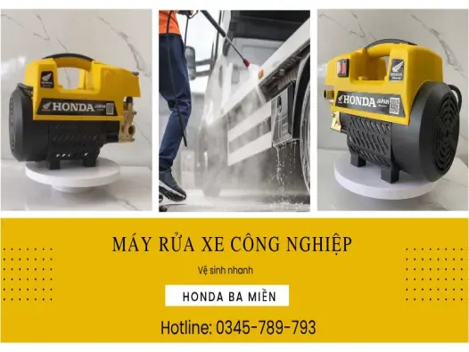 Máy rửa xe công nghiệp – Vệ sinh nhanh cho doanh nghiệp