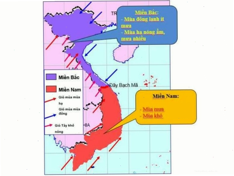 Ảnh hưởng của địa hình đến sự phân bố gió