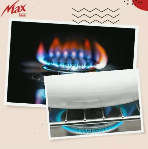 Ảnh hưởng của oxy đến màu lửa bếp ga