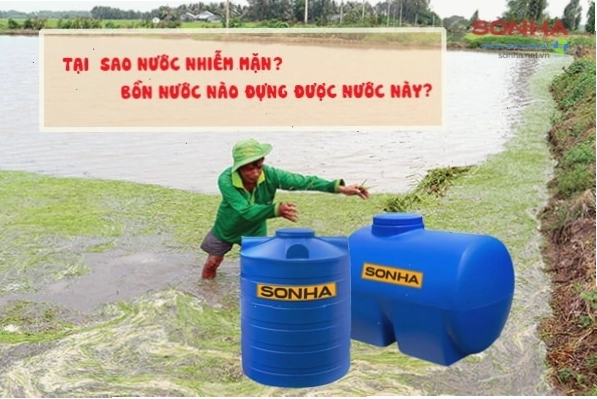 Biểu đồ minh họa sự khác biệt độ mặn giữa nước biển và nước ngọt
