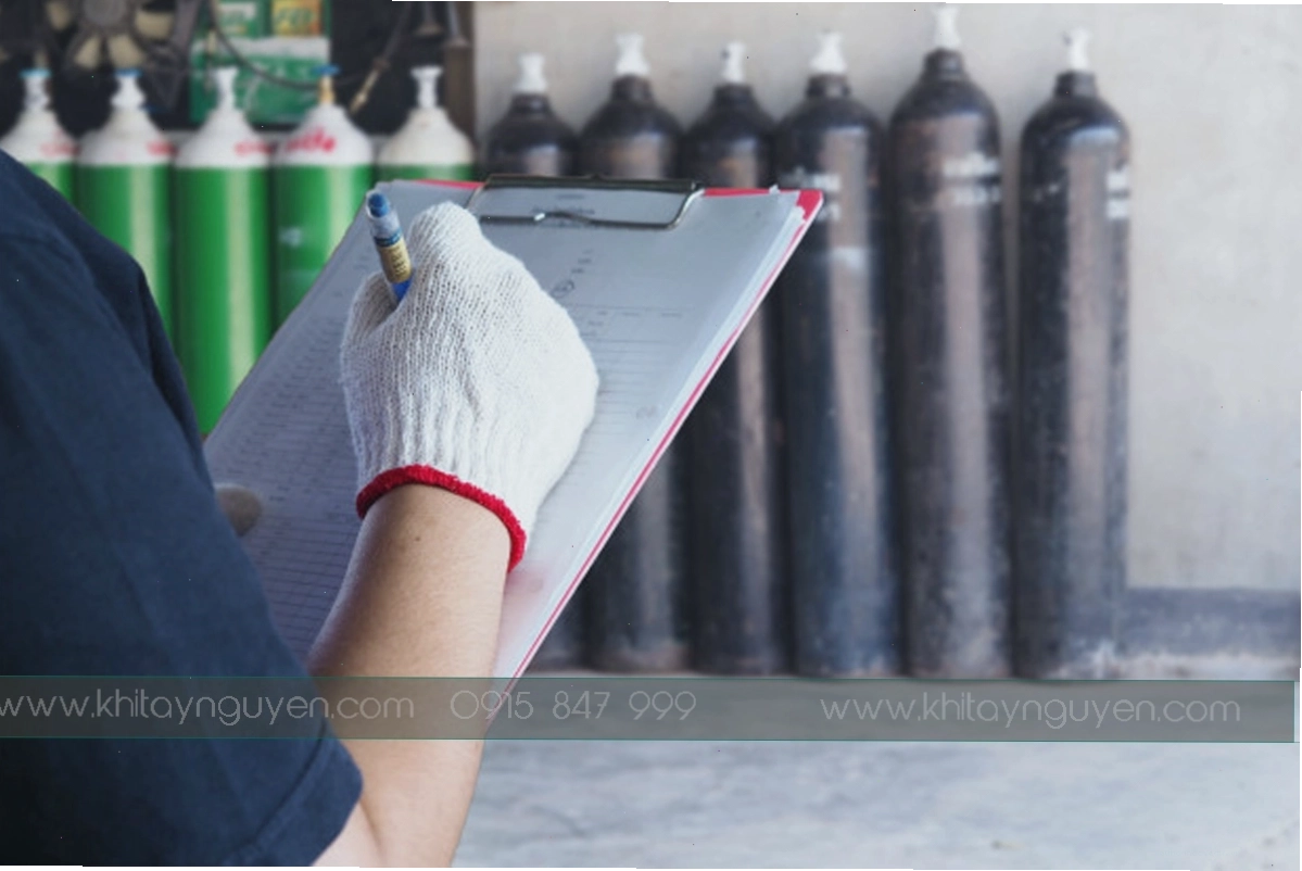 Bình khí Oxy công nghiệp dung tích lớn