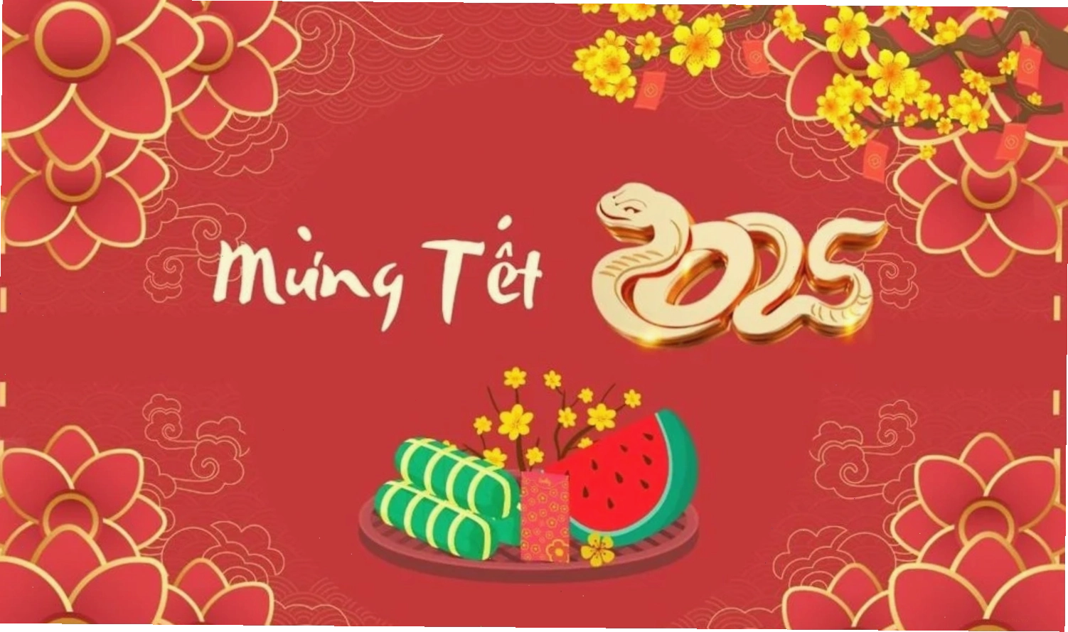 Cảnh gia đình chúc Tết 2025