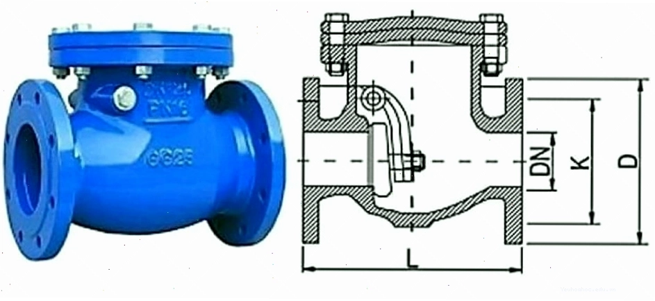 Cấu tạo Swing Check Valve