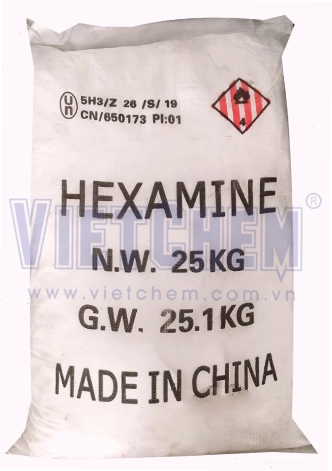 Cấu trúc phân tử của Hexamine, một hợp chất hóa học