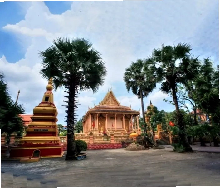 Chùa Kh'leang với kiến trúc Khmer cổ kính