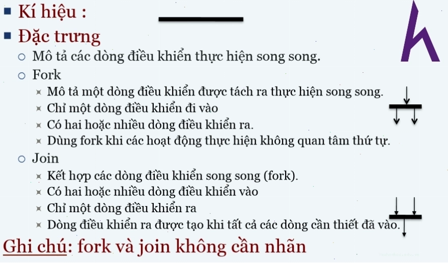 Fork và Join Node cho luồng song song