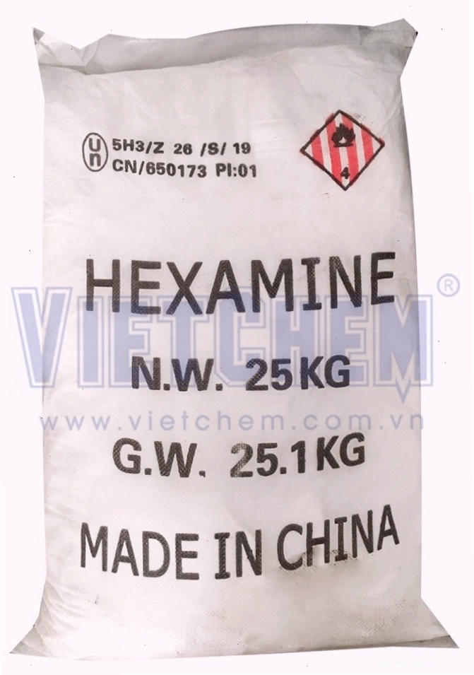 Hexamin C6H12N4 99%, Trung Quốc, 25kg/bao
