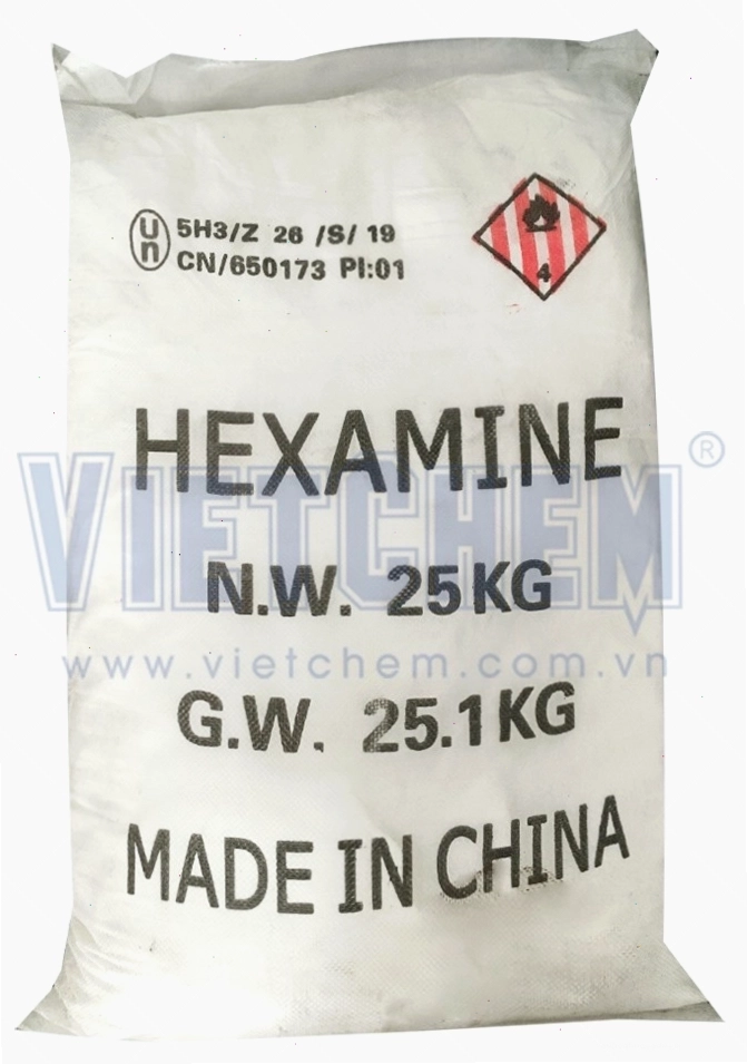 Hexamin (C6H12N4) là hợp chất hữu cơ chứa các nguyên tố phi kim
