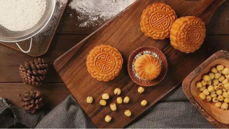 Hình ảnh tách trà và bánh ngọt