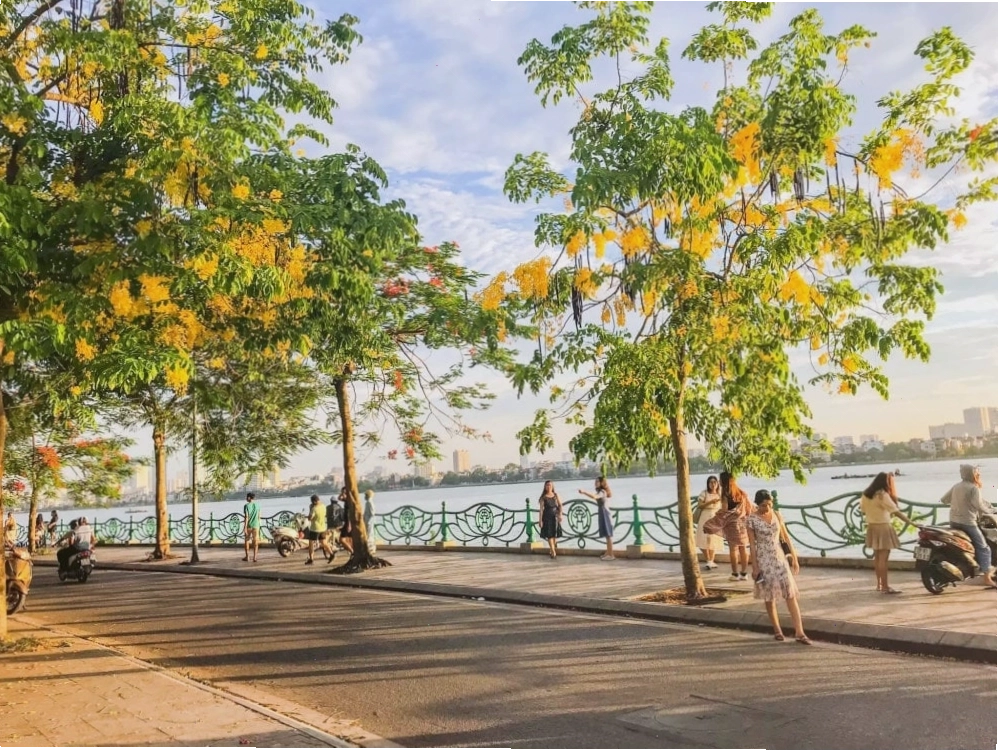 Hồ Tây mùa thu lãng mạn, không gian thư giãn lý tưởng