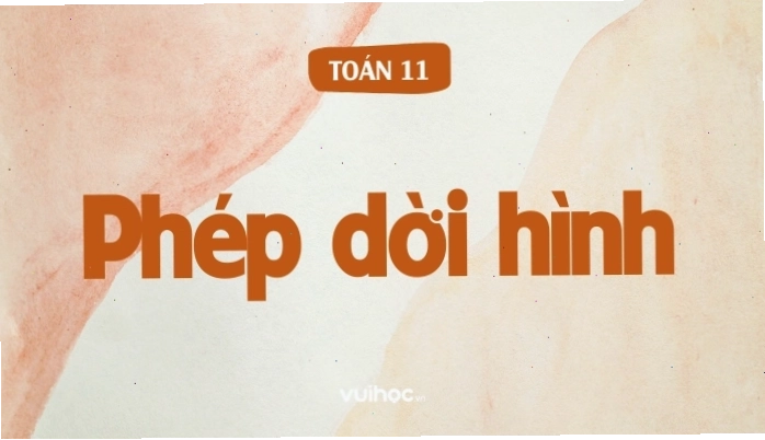 Khái niệm phép dời hình trong toán học