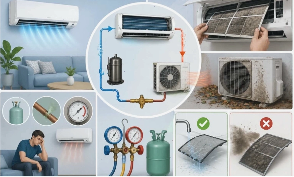 Kiểm tra nguyên nhân điều hòa làm lạnh kém