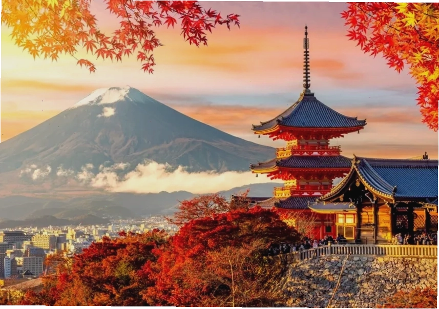 Kyoto Nhật Bản rực rỡ sắc màu mùa thu