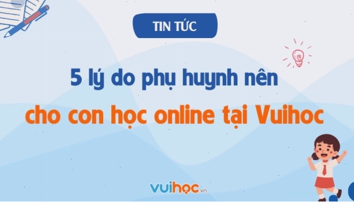 Lợi ích học online tại Vuihoc