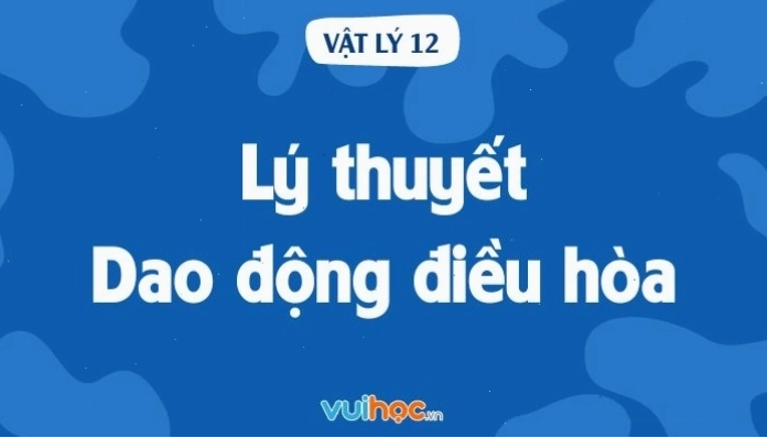 Lý thuyết và bài tập Dao động điều hòa