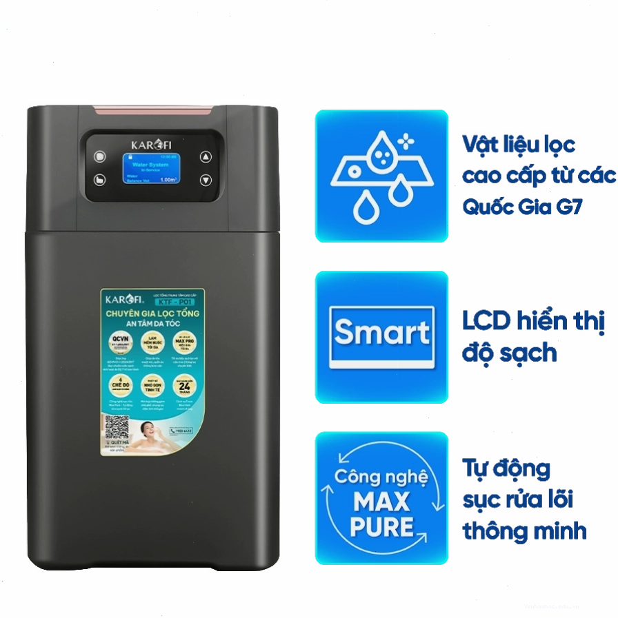 Máy lọc nước đầu nguồn Karofi KTF P01