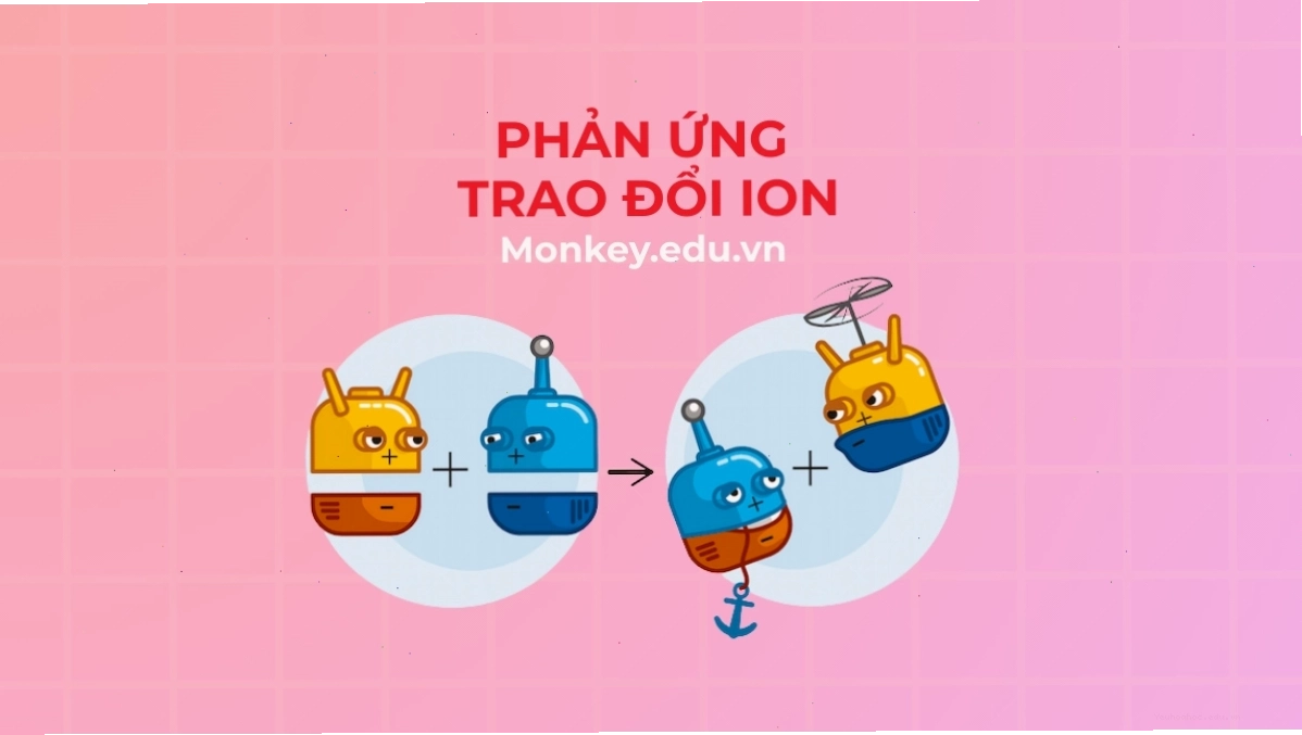 Minh họa điều kiện phản ứng trao đổi ion