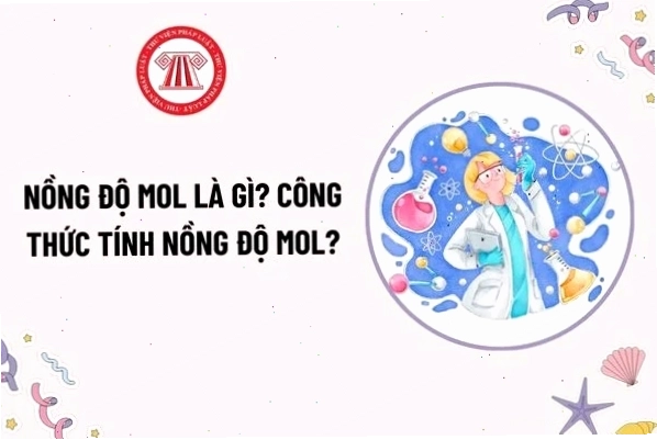 Minh họa khái niệm nồng độ mol trong hóa học