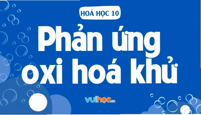 Minh họa phản ứng oxi hóa khử