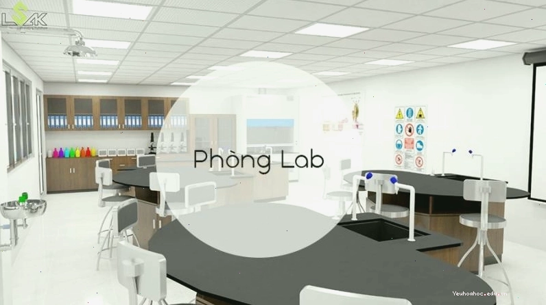 Một phòng lab hiện đại với đầy đủ trang thiết bị