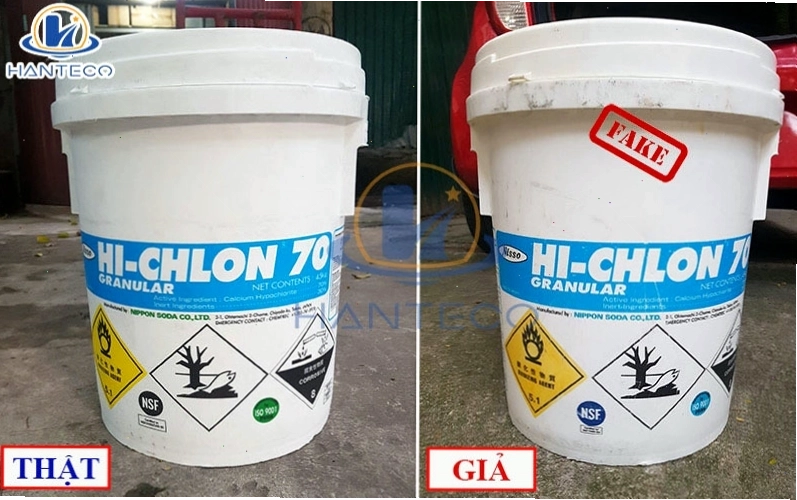Phân biệt các loại hóa chất Chlorine