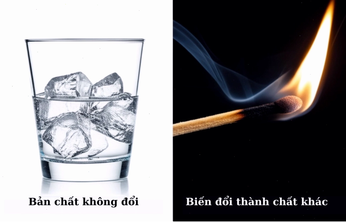 Phân biệt hiện tượng vật lý và hiện tượng hóa học