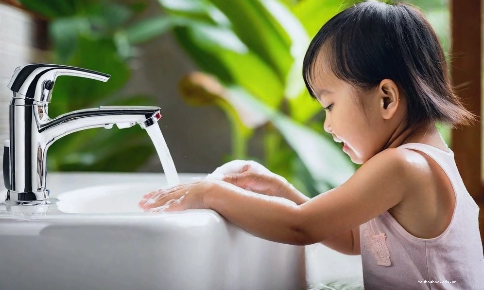 Rửa tay sạch sẽ là cách phòng ngừa hiệu quả bệnh Tay Chân Miệng