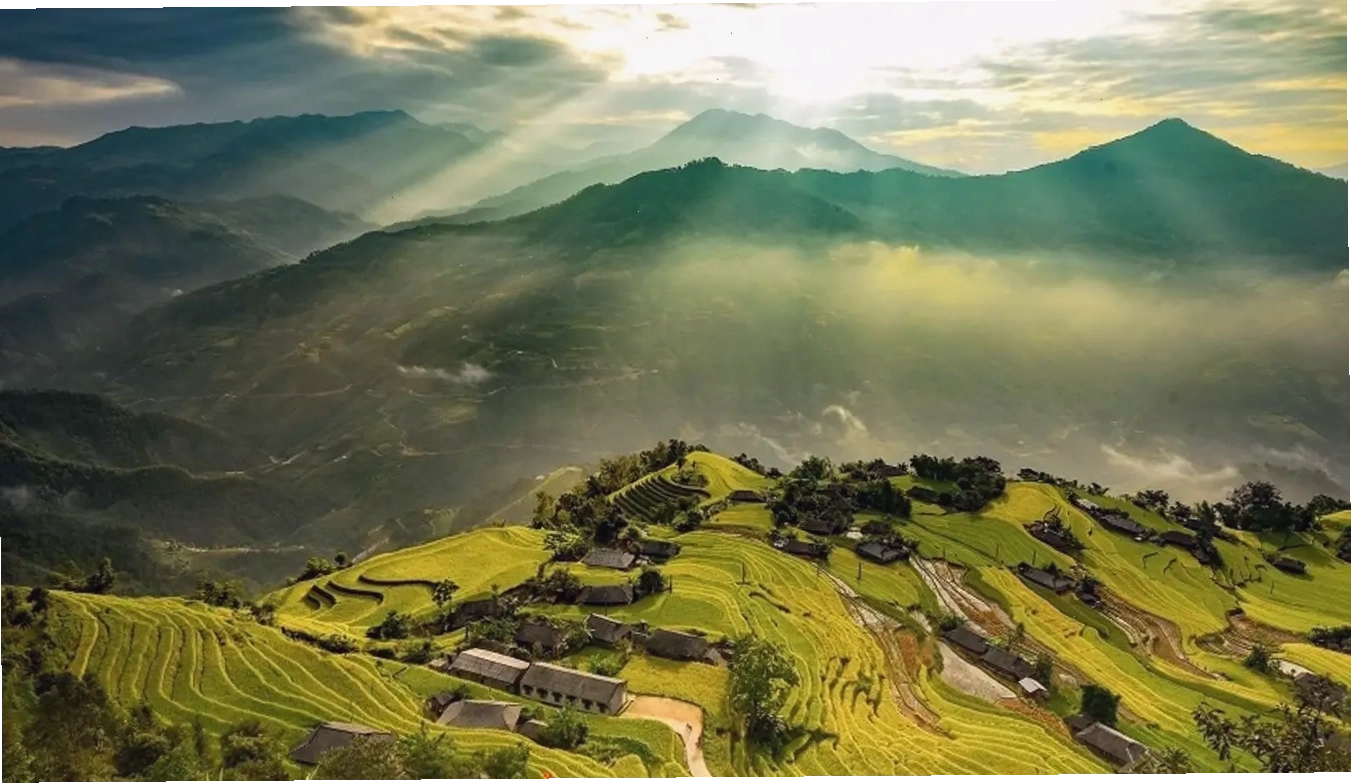 Ruộng bậc thang hùng vĩ tại Hà Giang