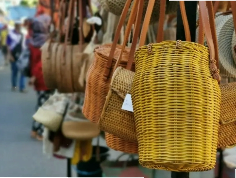 Sản phẩm đan tre thủ công tinh xảo