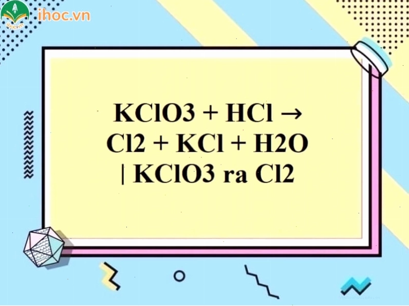 Sự phân hủy KClO3 thành KCl và O2