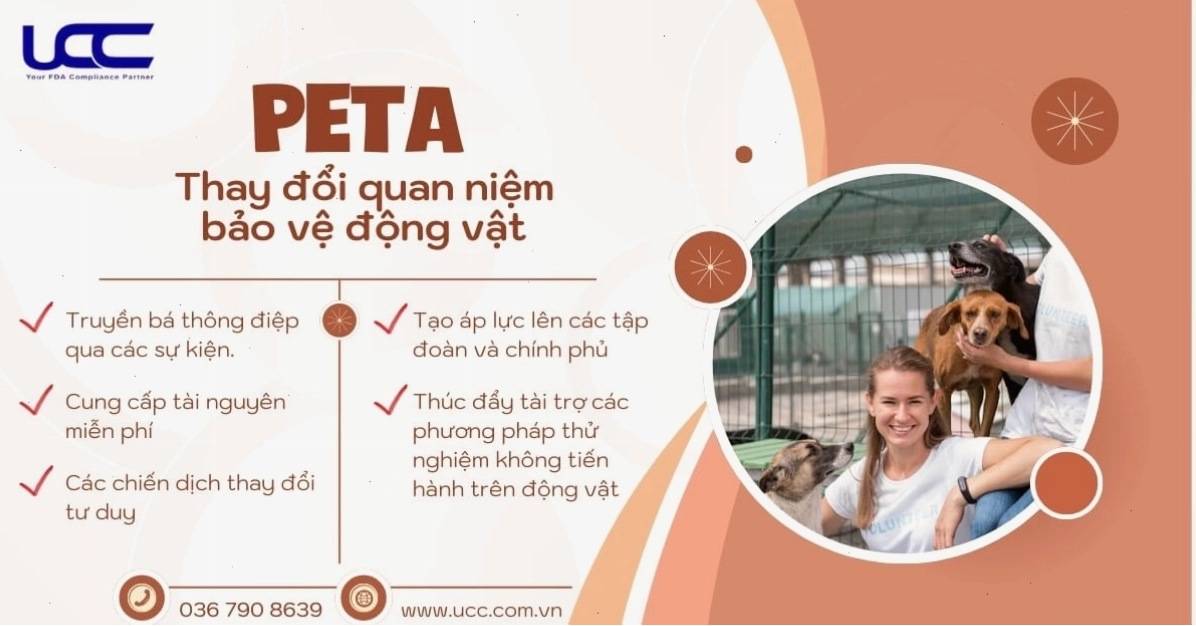 Thông điệp của PETA về việc thay đổi quan niệm của con người về động vật