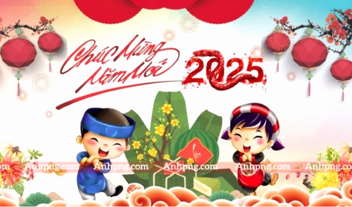 Trao nhau lời chúc Tết 2025