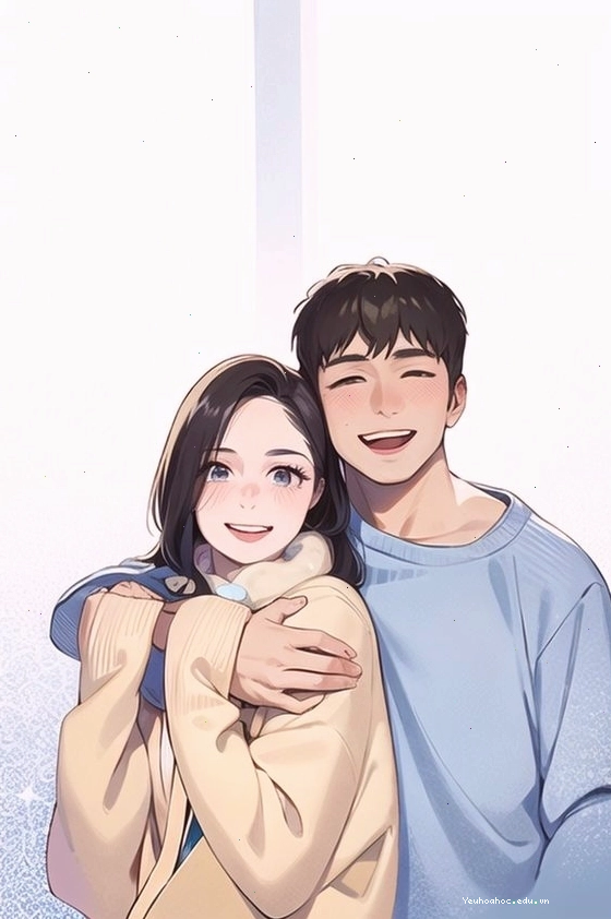 Ảnh chibi cặp đôi dễ thương phong cách mới