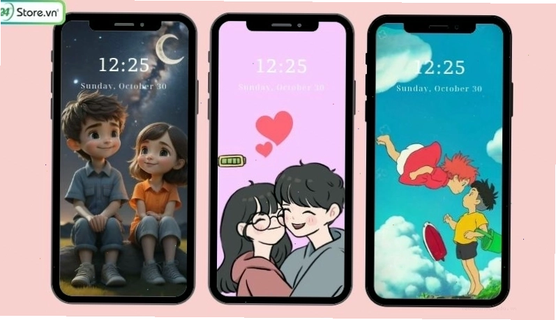 Mẫu hình chibi tình yêu cho cặp đôi lãng mạn nhất