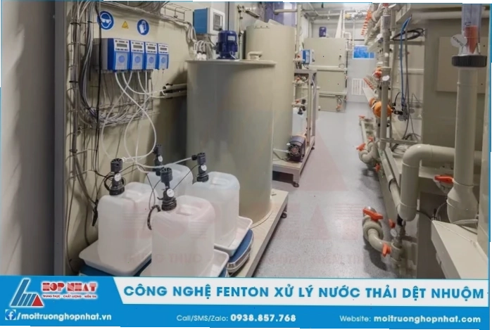 Công nghệ Fenton xử lý nước thải dệt nhuộm