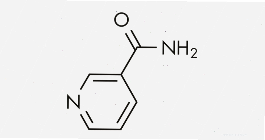 Công thức cấu tạo phân tử của Niacinamide Vitamin B3