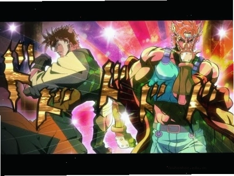 JoJo and Caesar Pose