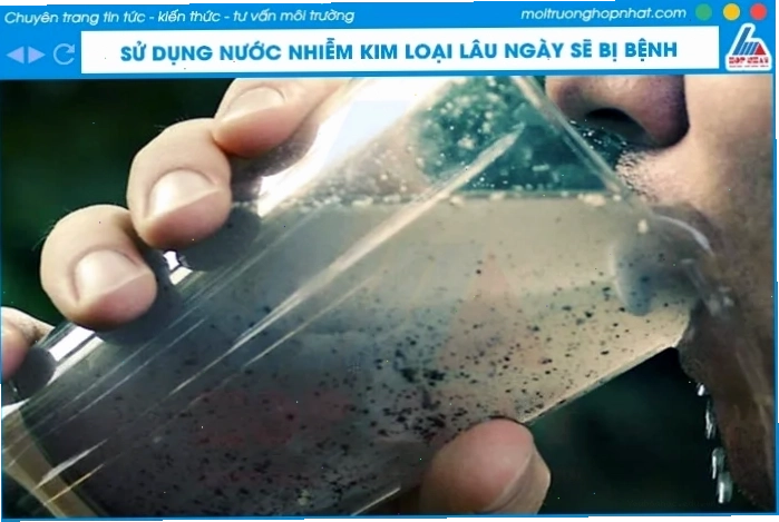 Kim loại nặng trong nước thải gây hại